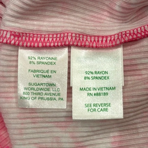 Lilly Pulitzer Pink Sheath Midi Dress Square Neck Sleeveless - Picture 10 of 10